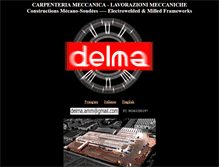 Tablet Screenshot of delma-srl.it